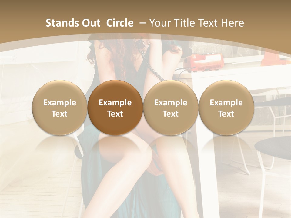 Vogue Table Fashion PowerPoint Template