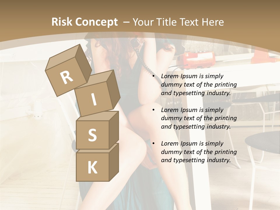 Vogue Table Fashion PowerPoint Template