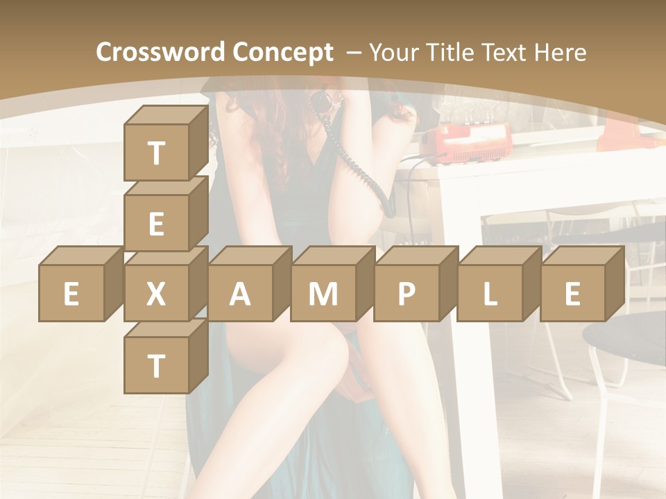 Vogue Table Fashion PowerPoint Template