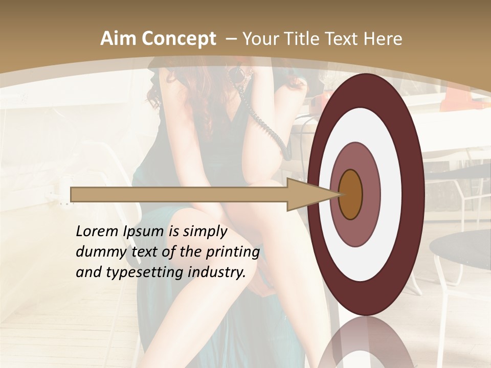 Vogue Table Fashion PowerPoint Template