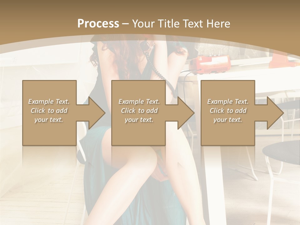 Vogue Table Fashion PowerPoint Template