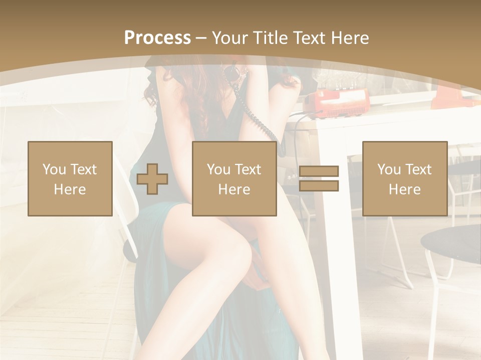 Vogue Table Fashion PowerPoint Template