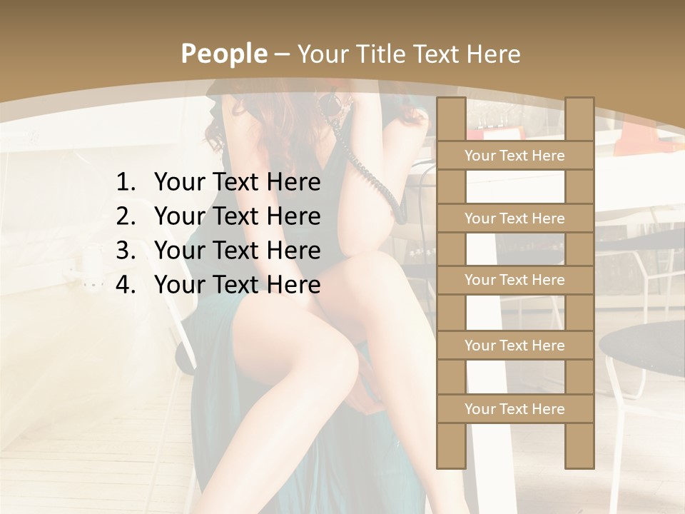 Vogue Table Fashion PowerPoint Template