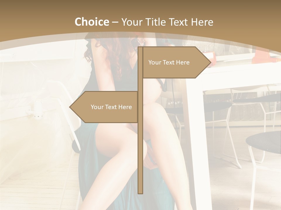 Vogue Table Fashion PowerPoint Template