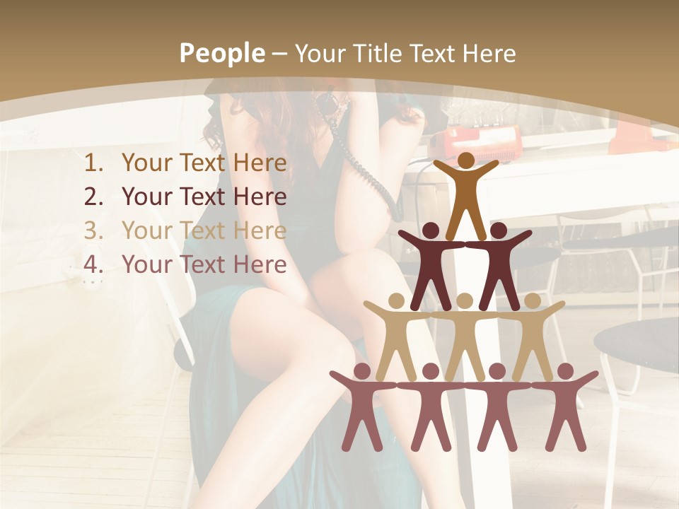 Vogue Table Fashion PowerPoint Template