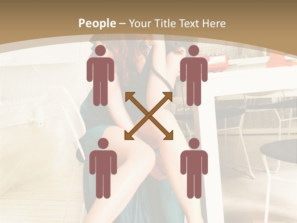 Vogue Table Fashion PowerPoint Template