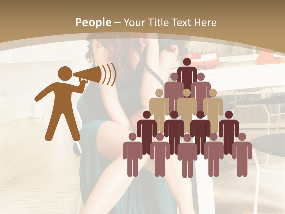 Vogue Table Fashion PowerPoint Template