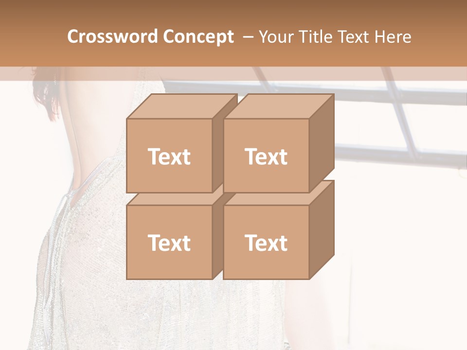 Attractive Apartment Stand PowerPoint Template