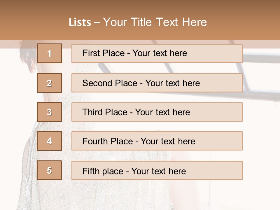 Attractive Apartment Stand PowerPoint Template