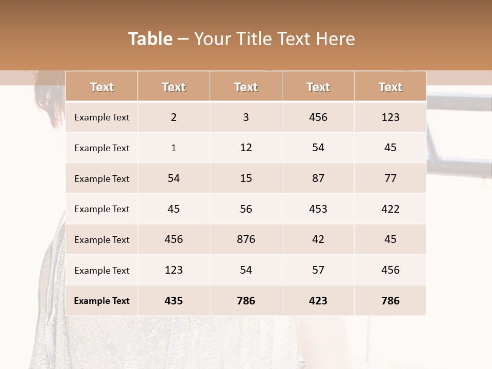 Attractive Apartment Stand PowerPoint Template