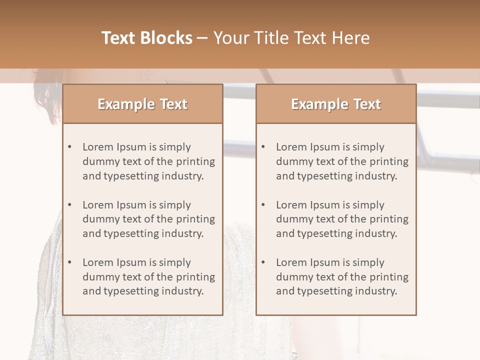 Attractive Apartment Stand PowerPoint Template
