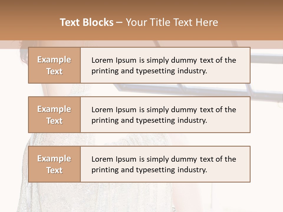 Attractive Apartment Stand PowerPoint Template