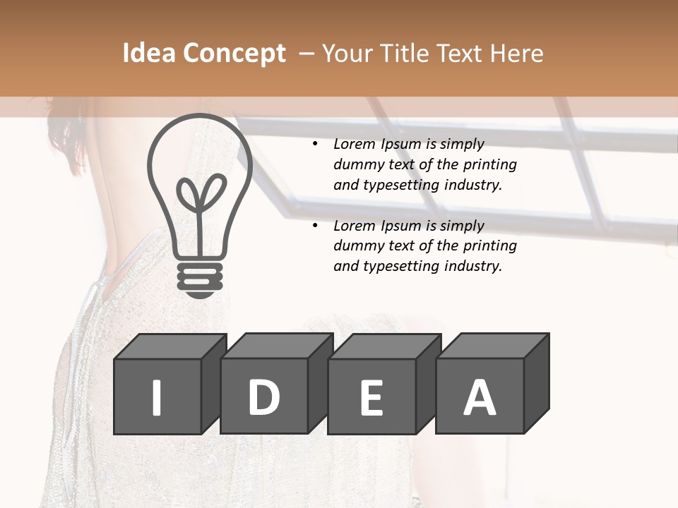 Attractive Apartment Stand PowerPoint Template