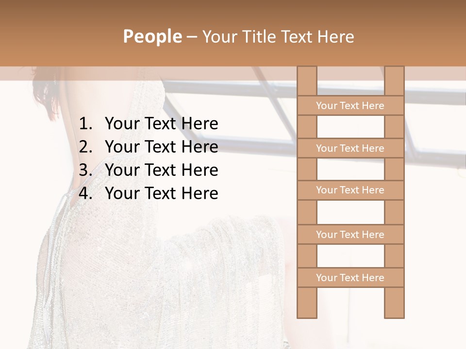 Attractive Apartment Stand PowerPoint Template