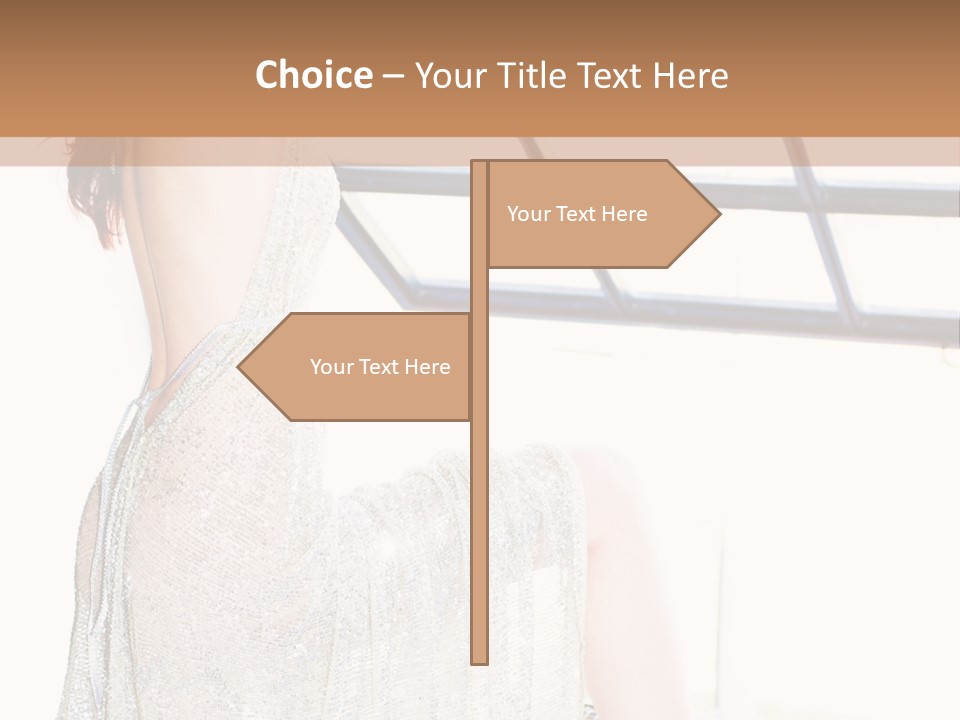 Attractive Apartment Stand PowerPoint Template