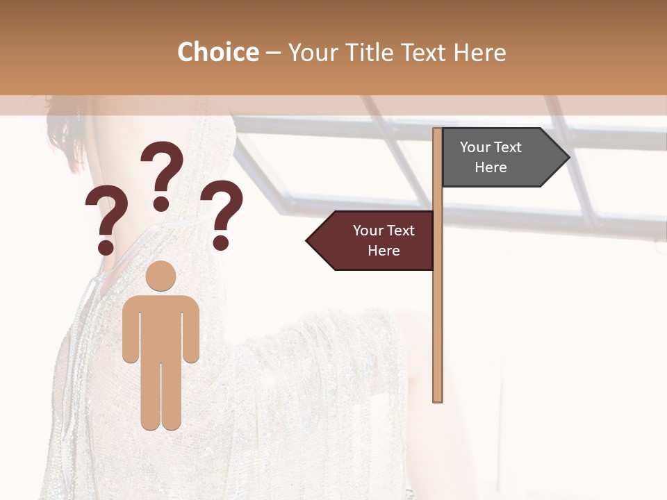 Attractive Apartment Stand PowerPoint Template