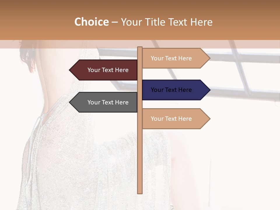 Attractive Apartment Stand PowerPoint Template