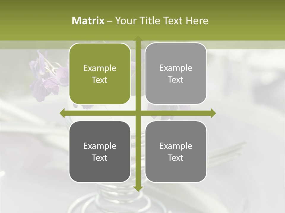 Celebration Event Table Egg PowerPoint Template