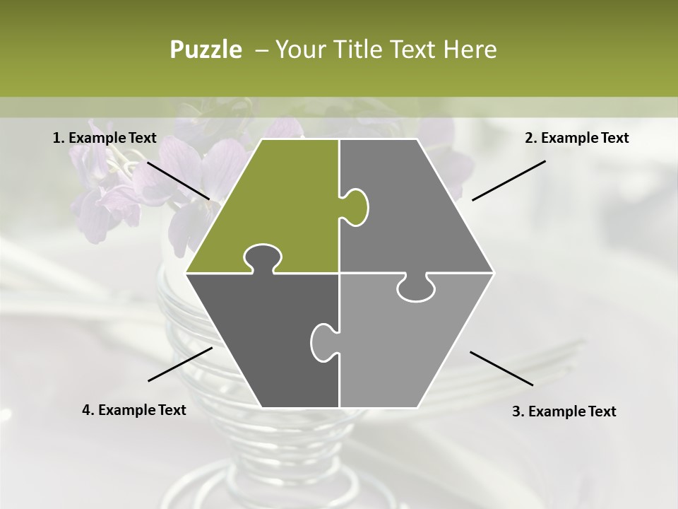 Celebration Event Table Egg PowerPoint Template