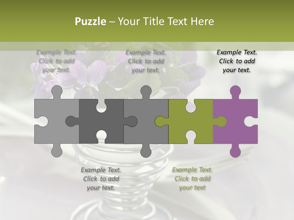 Celebration Event Table Egg PowerPoint Template