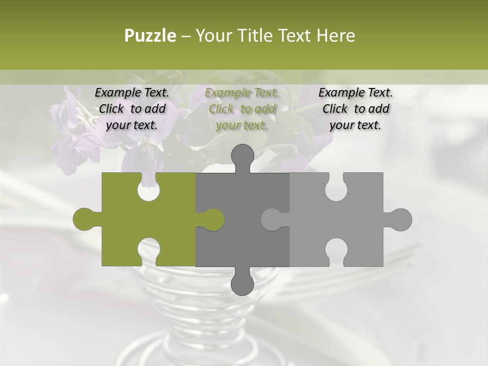 Celebration Event Table Egg PowerPoint Template