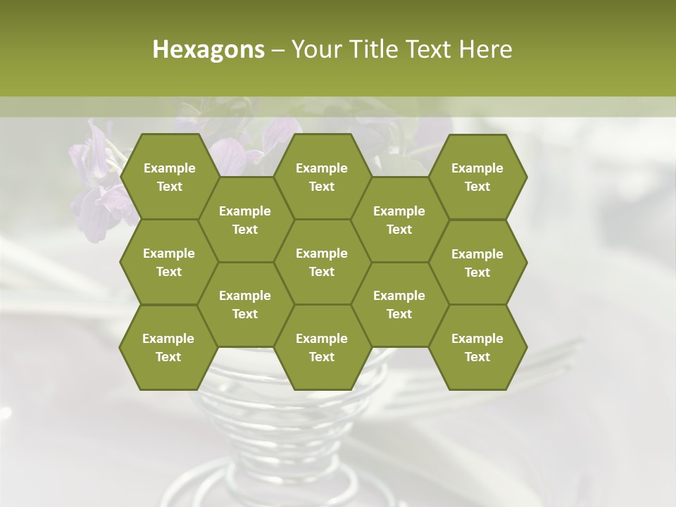 Celebration Event Table Egg PowerPoint Template