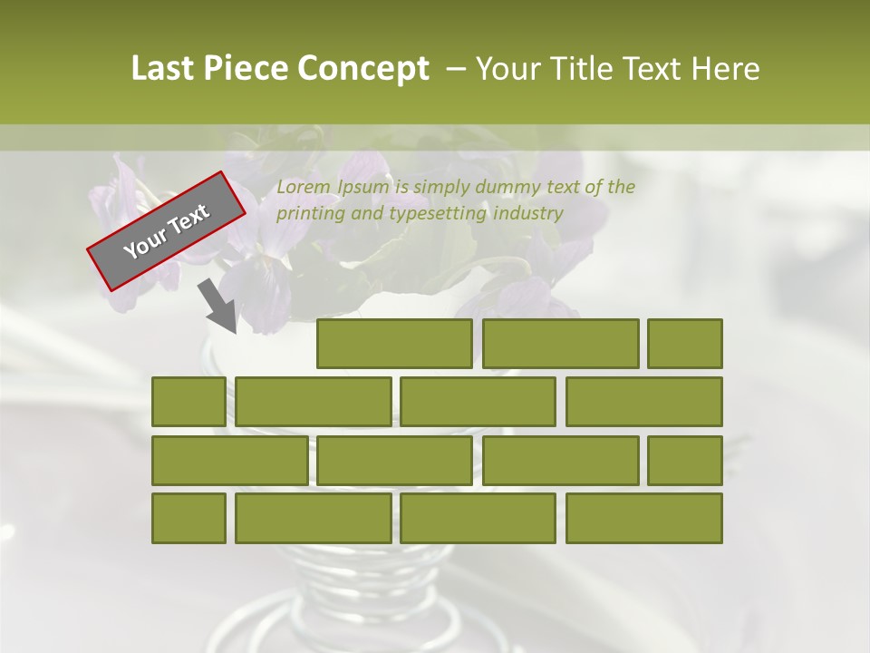 Celebration Event Table Egg PowerPoint Template