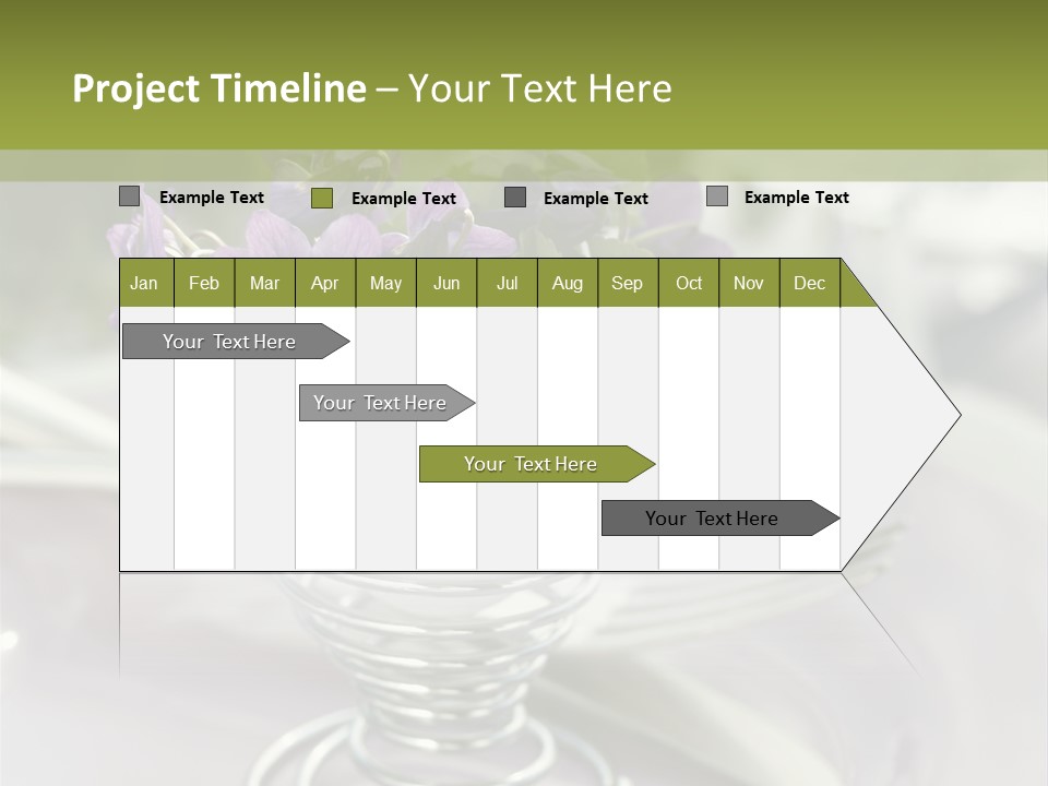 Celebration Event Table Egg PowerPoint Template
