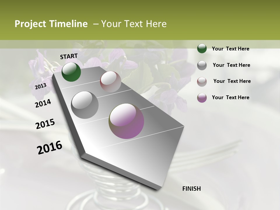 Celebration Event Table Egg PowerPoint Template