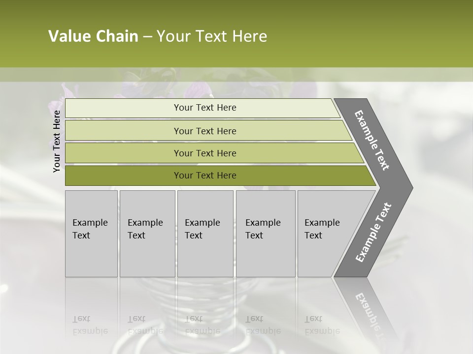 Celebration Event Table Egg PowerPoint Template