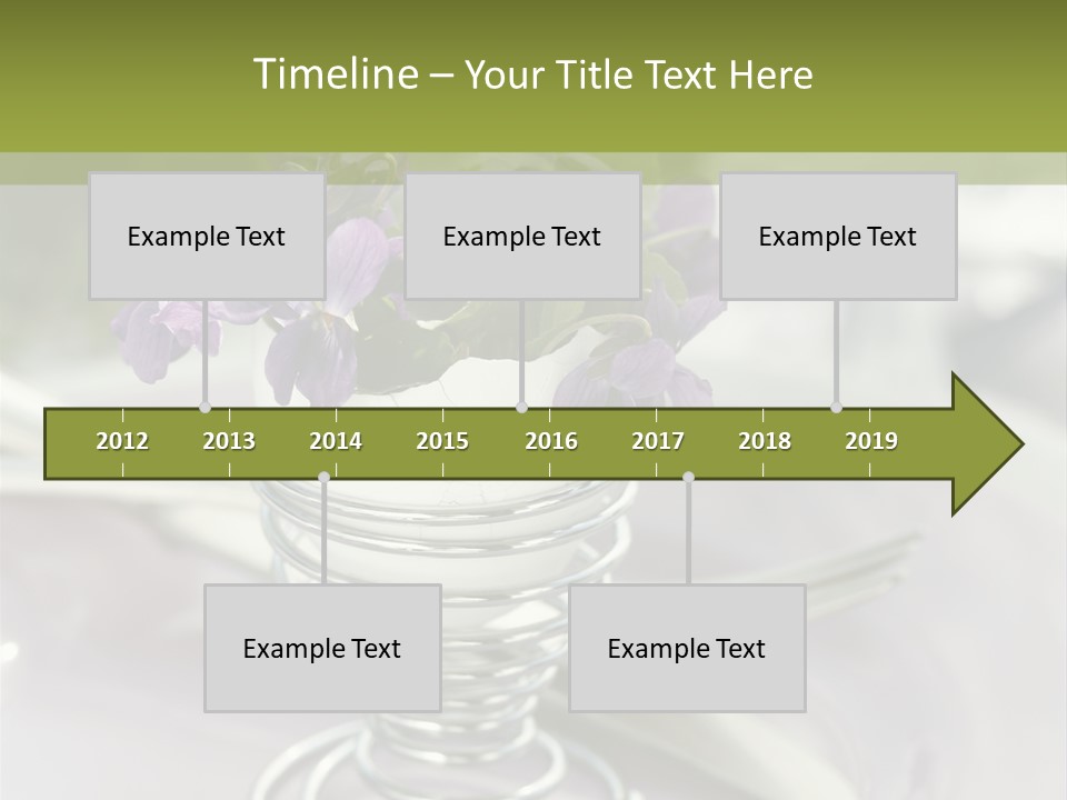 Celebration Event Table Egg PowerPoint Template