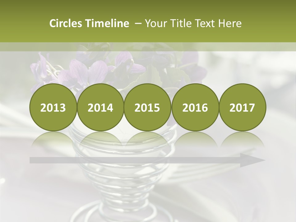 Celebration Event Table Egg PowerPoint Template