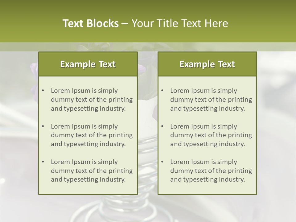 Celebration Event Table Egg PowerPoint Template