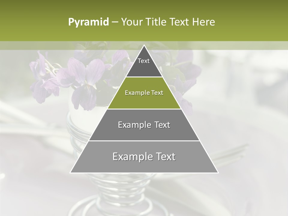 Celebration Event Table Egg PowerPoint Template