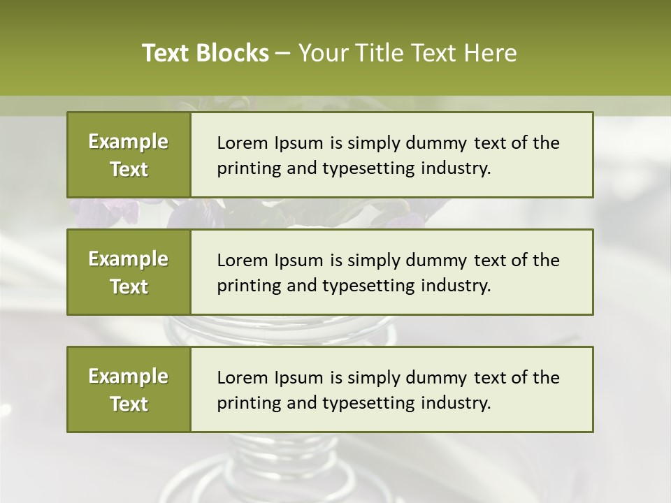 Celebration Event Table Egg PowerPoint Template