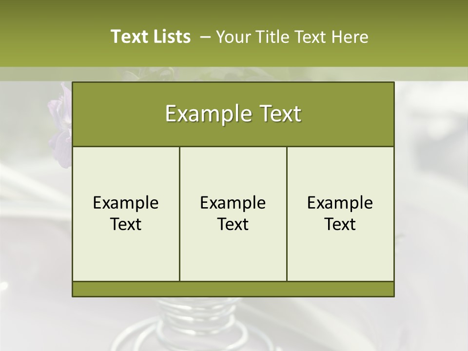 Celebration Event Table Egg PowerPoint Template