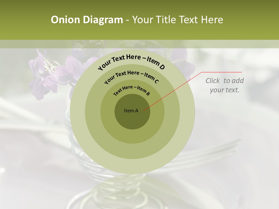 Celebration Event Table Egg PowerPoint Template