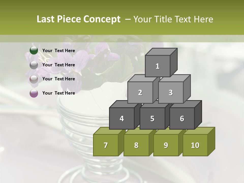 Celebration Event Table Egg PowerPoint Template