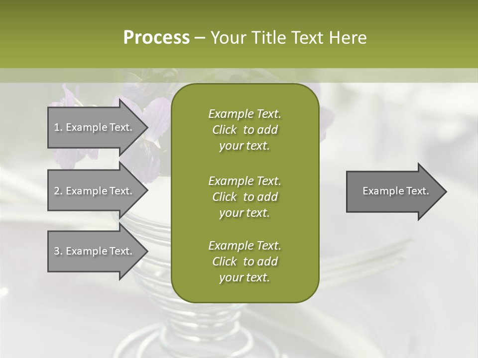 Celebration Event Table Egg PowerPoint Template