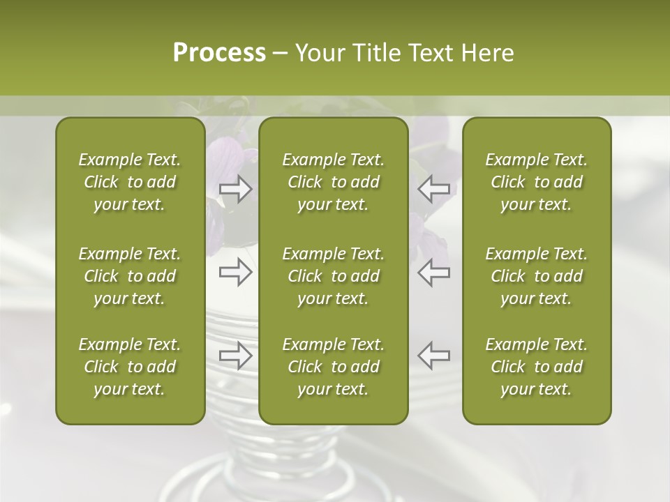 Celebration Event Table Egg PowerPoint Template
