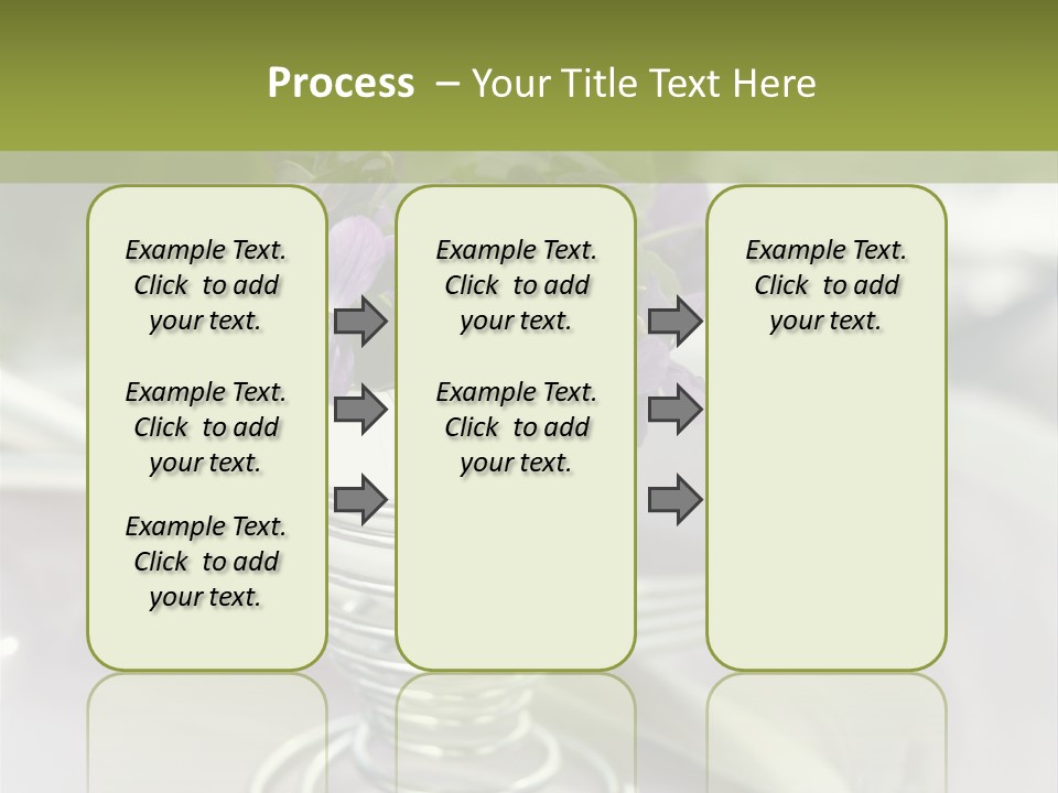 Celebration Event Table Egg PowerPoint Template