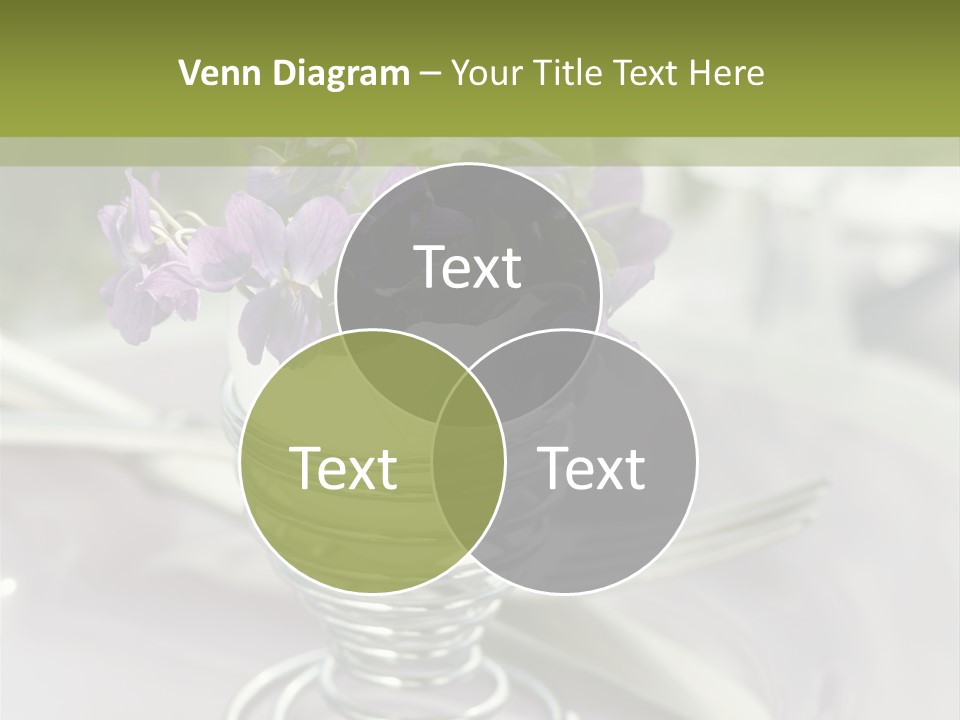 Celebration Event Table Egg PowerPoint Template