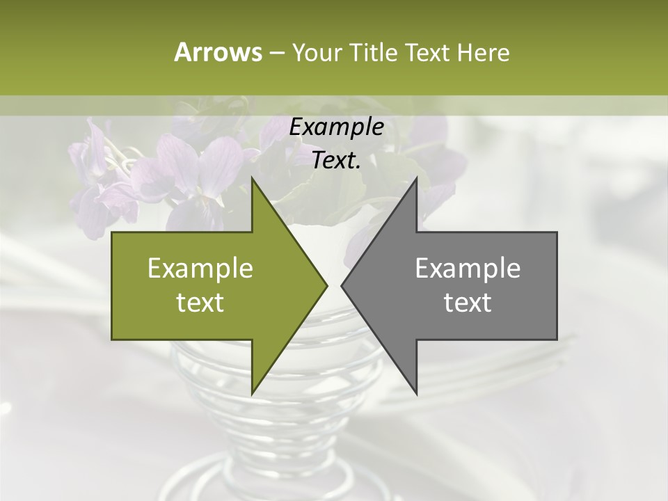 Celebration Event Table Egg PowerPoint Template