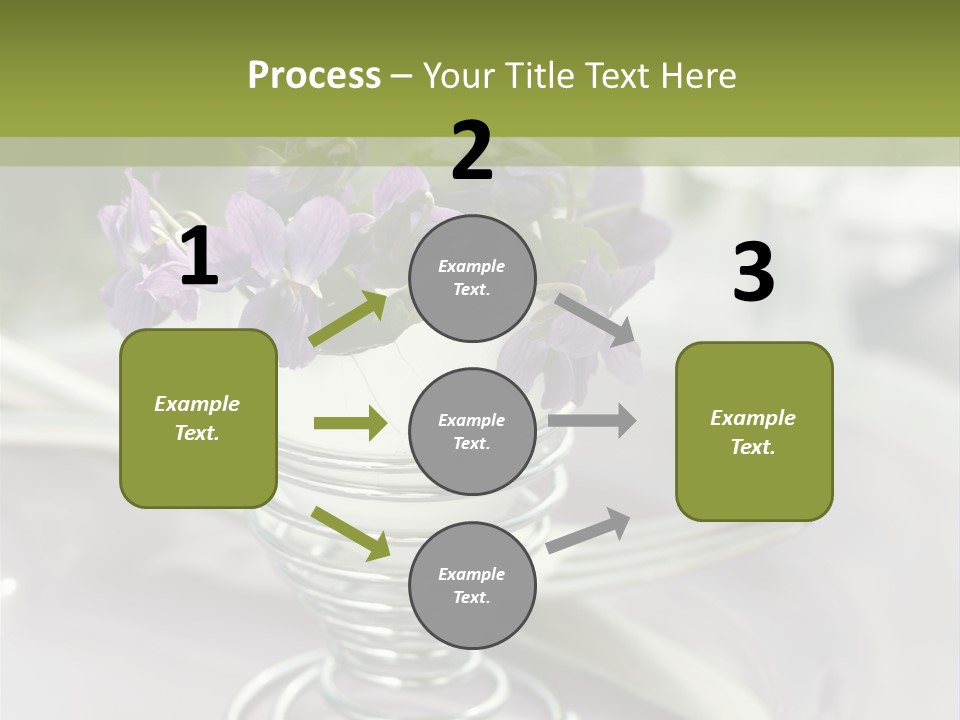 Celebration Event Table Egg PowerPoint Template