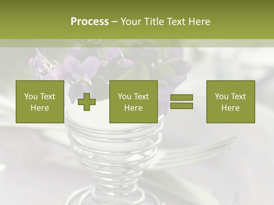 Celebration Event Table Egg PowerPoint Template