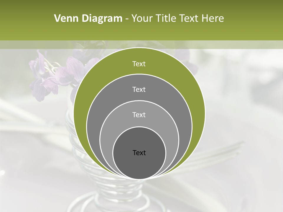 Celebration Event Table Egg PowerPoint Template