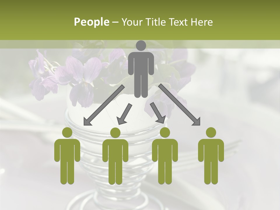 Celebration Event Table Egg PowerPoint Template