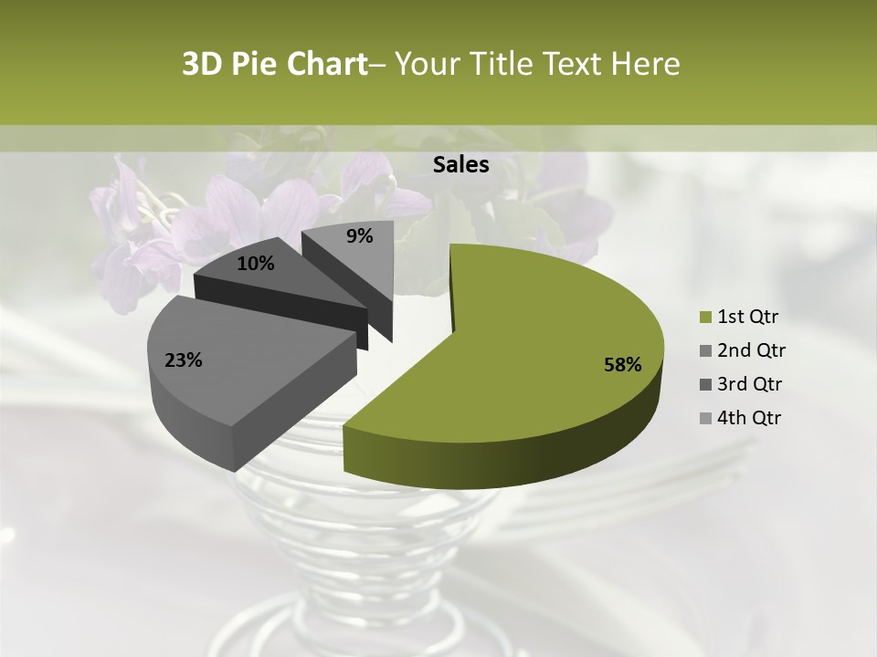 Celebration Event Table Egg PowerPoint Template