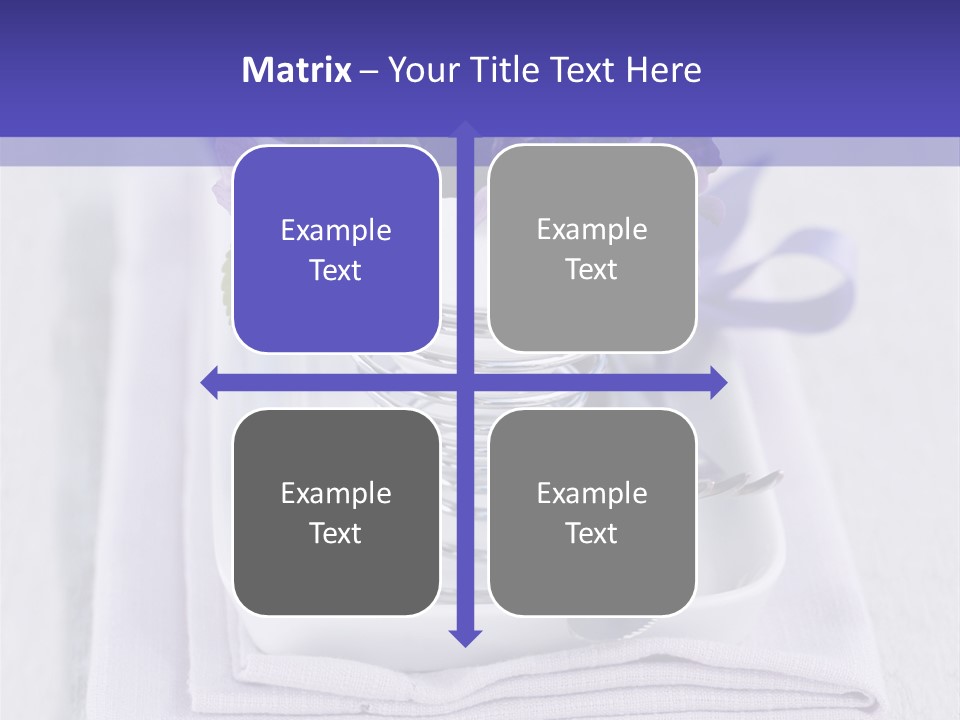Fork Decoration Setting PowerPoint Template