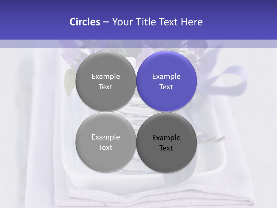 Fork Decoration Setting PowerPoint Template
